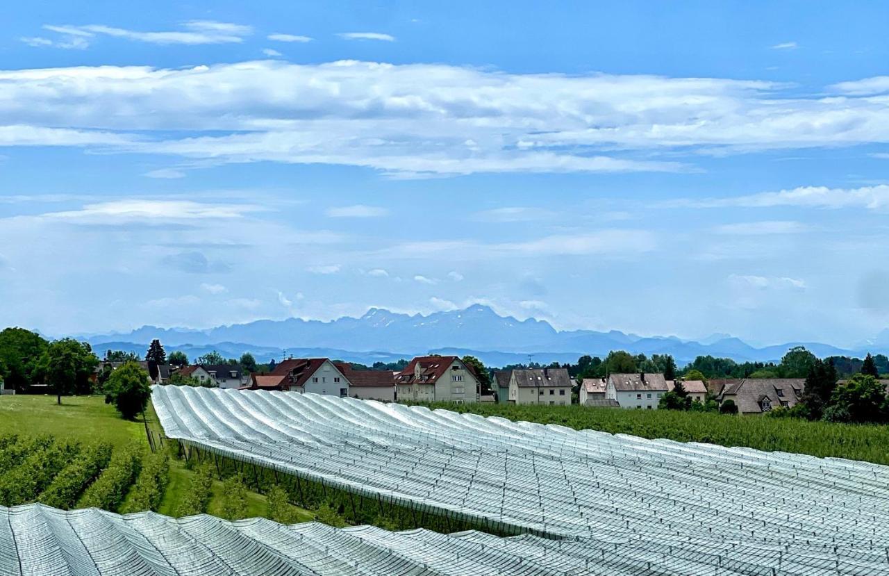 Panorama Domizil Ravensburg Mit Alpenblick Balkon Lägenhet Exteriör bild
